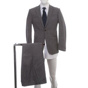 Kilgour Savile Row Made in Italy Silk Blend Grey Confetti Speckled Suit 38R